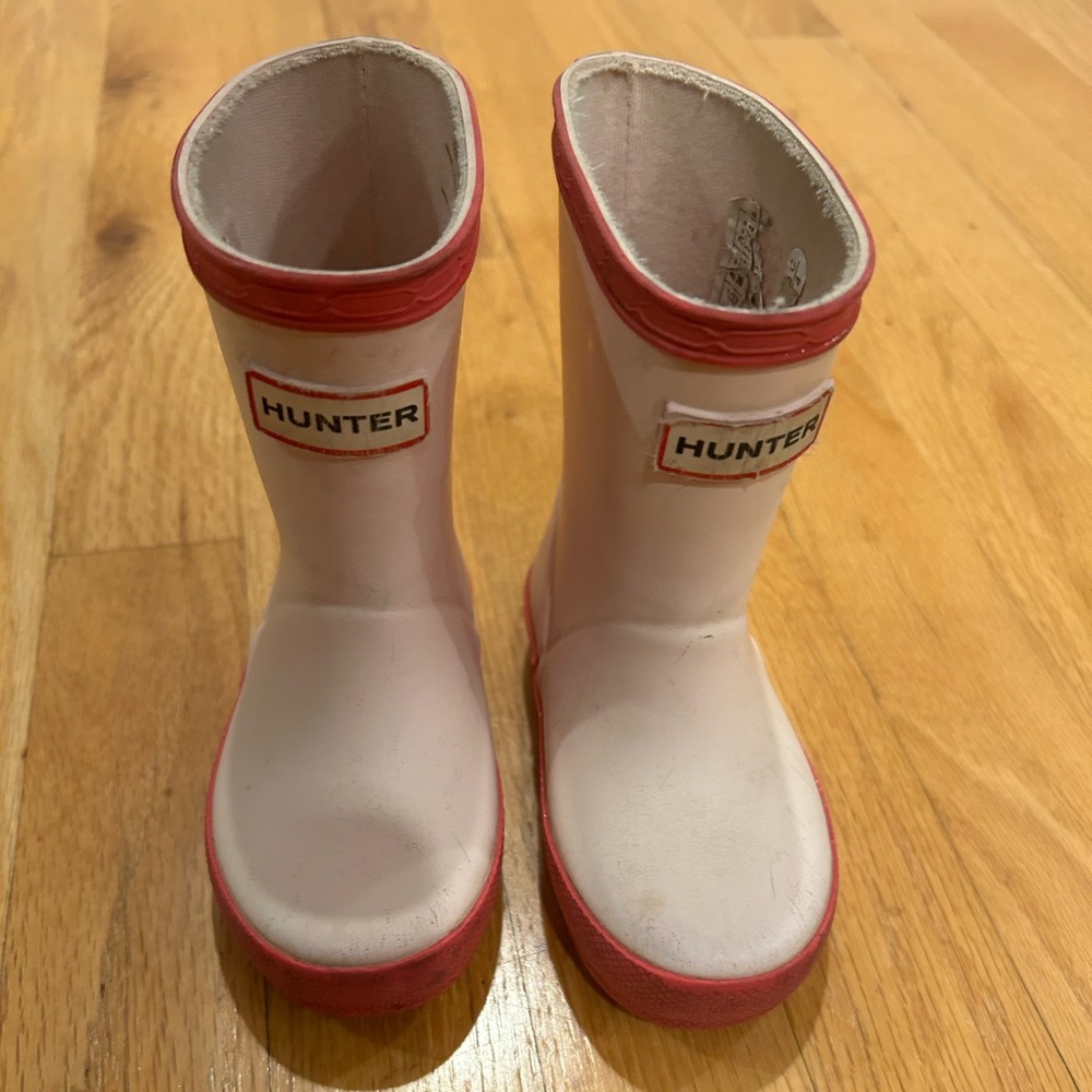 Light Pink Hunter Rain boots